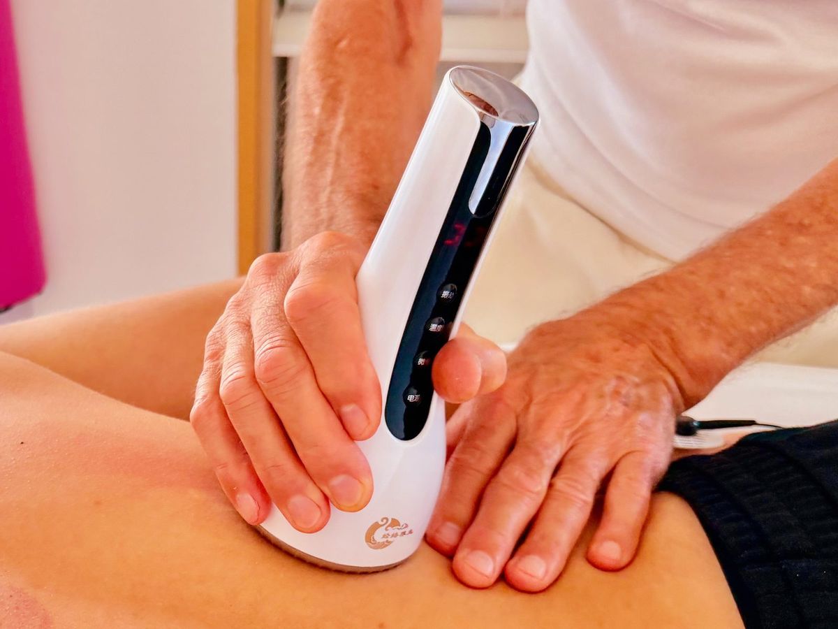 Brosse d'électrostimulation, détail